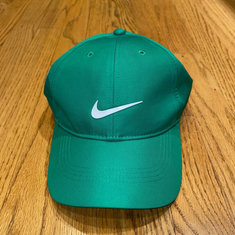 Nike Green Cap with White Logo